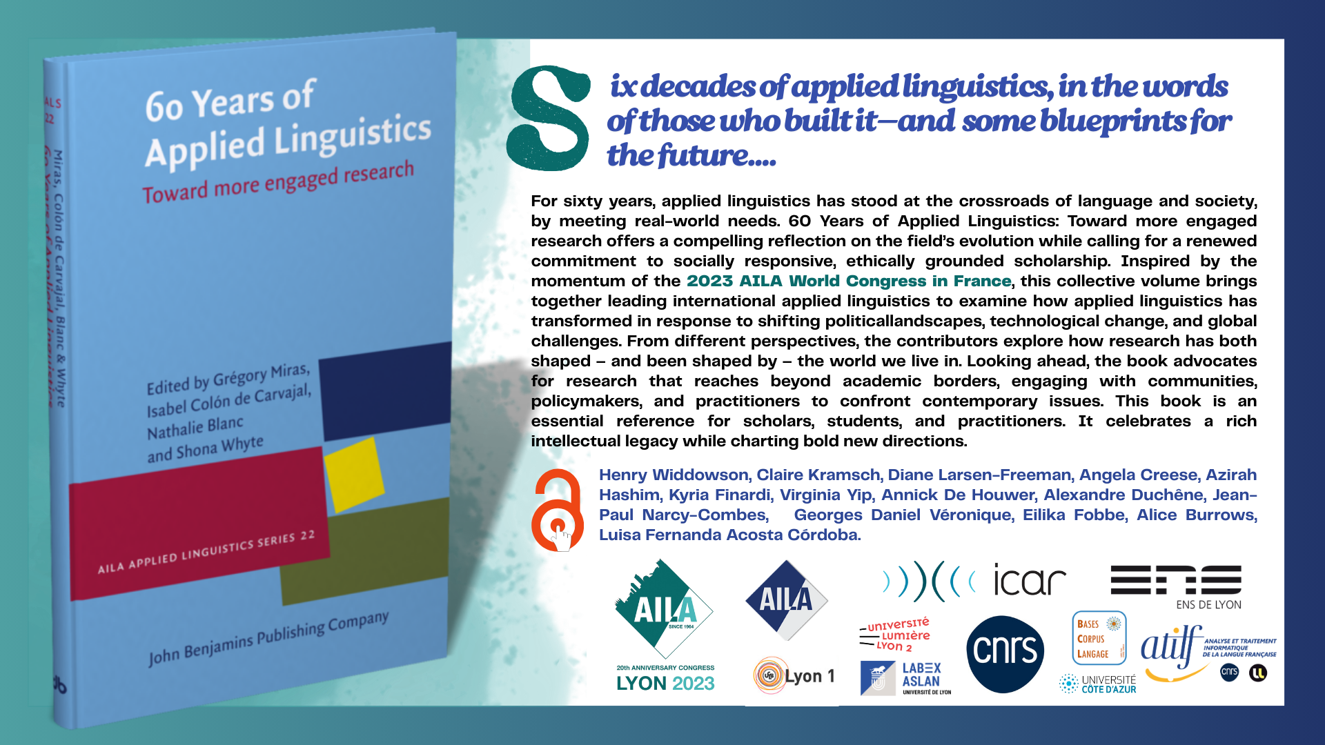 Book – 60 Years of Applied Linguistics