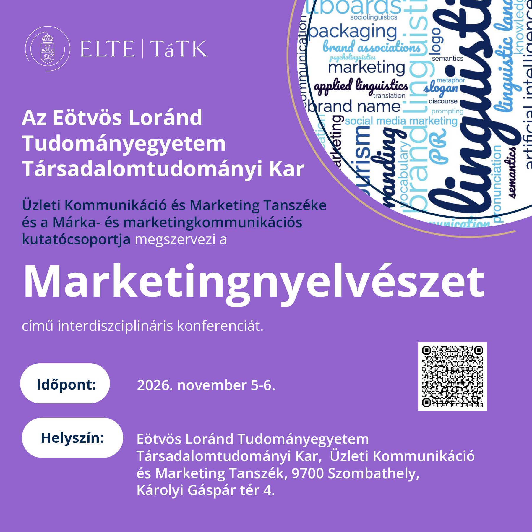 Marketingnyelvészet 2026 felhívás / Marketing Linguistics 2026 call